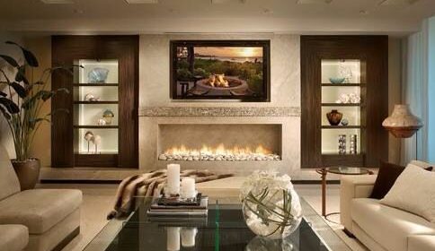 moderní obývací pokoje